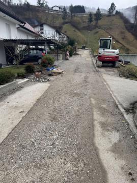 Komunalno opremljanje naselja Kneža (Foto Miha Gorjan) (4)